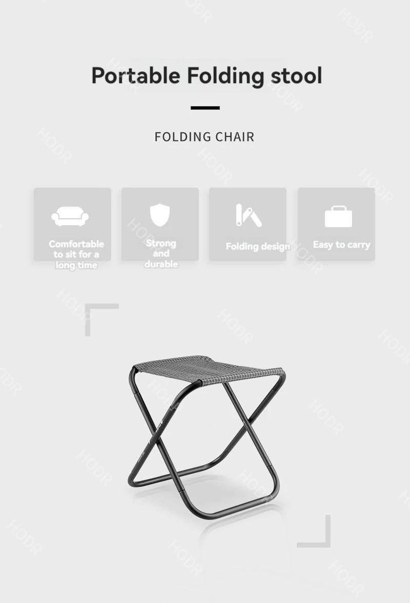 Description Picture 3 of item[HODR] 3F UL GEAR Folding Camp Stool Dyneema Ultra-Light Camp mini Chair Outdoor Portable Camping Stool Barbecue Fishing Stool