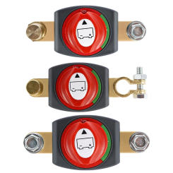 DC 12-24V Battery Disconnect Switch Heavy Duty Side Post Battery Disconnect Switch Multipurpose Battery Power Cut Master Switch