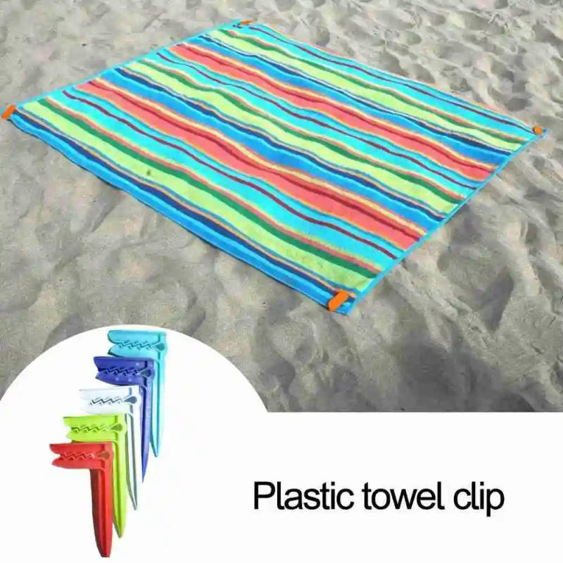 Description Picture 3 of item10PCS Beach Towel Clip Camping Mat Clip Outdoor Clothes Pegs For Sheet Holder Towel Clips Clamp For Beach Towels Towel Clip