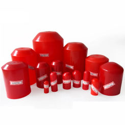 Red Dia 8 ~ 65mm 2:1 Heat Shrink End Seal Cap Adhesive Glue Lined PE Insulated 35KV Wrap Wire Protect Cover Bottom Cable Sleeve