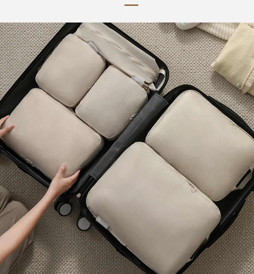 Description Picture 6 of itemNew Travel Compression Bag Luggage Suitcase Storage Bag Space-saving Clothes Towel Shoes Organizer Bag Water-proof Folding Bag