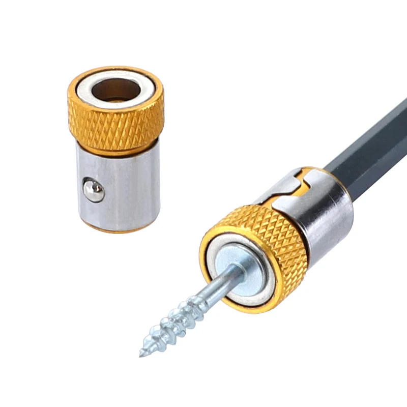 Description Picture 6 of itemUniversal Magnetic Ring for 6.35mm 1/4" Drill Bit Magnet Powerful Ring Strong Magnetizer Electric Screwdriver Bits