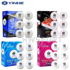 YINHE Table Tennis Balls 6 Pcs 40+ ITTF Approved Ping Pong Balls ABS New Material Good Roundness Fine Rebounce