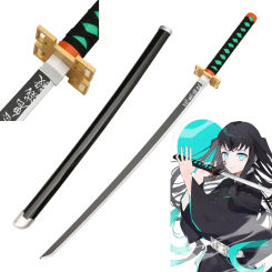 Cosplay Tokitou Muichirou Anime Sword Awesome Weapon Katana Role Play Satoman Tanjiro 104cm Wood Model