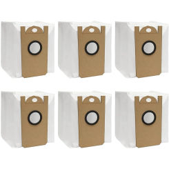 6 Pack Replacement Dust Bags for Amarey A90+ Self-Emptying Robot Vacuum