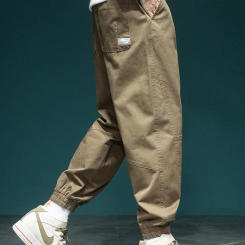 High quality Spring American Retro Casual Pants Men's Loose Oversized Sweatpants Casual Fashion Japanese outdoor cargo pants