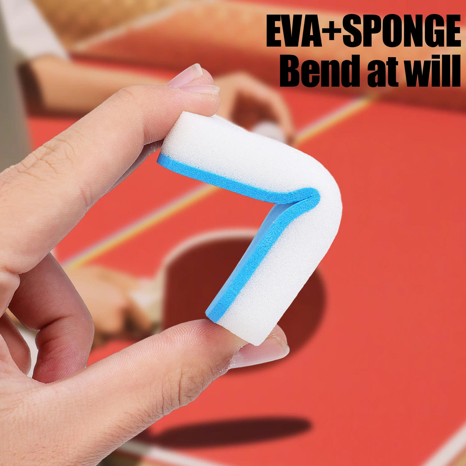 Description Picture 6 of item5/1pcs Table Tennis Cleaning Brush Rubber Sponge Eraser  Use Table Tennis Racket Cleaner Tennis Racket Care Accessories