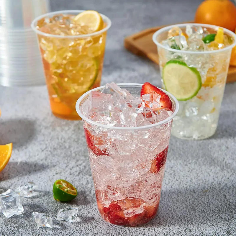Description Picture 4 of item100pcs Transparent Plastic Cup Heat-resistant Disposable Plastic Cup Outdoor Picnic Birthday Kitchen Party Tableware 200ml