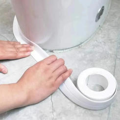 PVC Waterproof Wall Sticker Self-adhesive Sink Stove Crack Strip Kitchen Bathroom Bathtub Corner Sealant Strip New Style