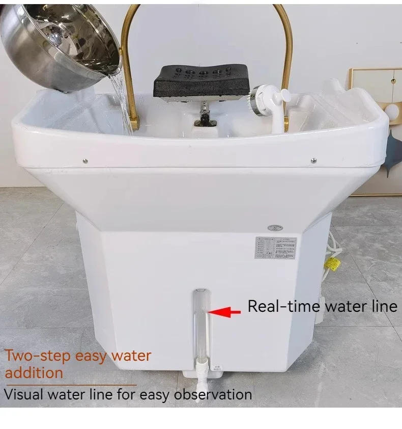 Description Picture 6 of itemJapanese Head Spa Shampoo Chair Hair Bed Salon Equipment Furniture Salon Chairs Salon Chair for Hair Stylist Sillas Wash