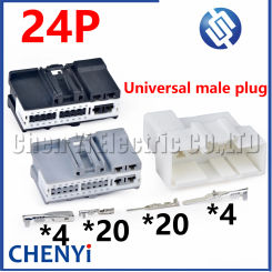 24 Pin Auto connector Door car window module engine automatic start stop module plug 54001400 2288274-1 2288274-2 For Ford