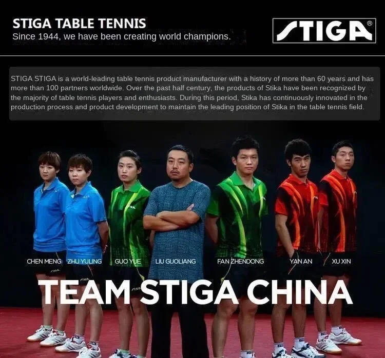 Description Picture 6 of itemProfessional STIGA Table Tennis Racquet Nano Carbon King Ebony 7 Metal Standard Pure Wood 7 Layer Offensive Storm Butterfly