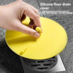 Cute Silicone Floor Drain Deodorant Anti-insect Anti Odor Floor Drain Cover Water Stopper for Toilet Shower Sewer