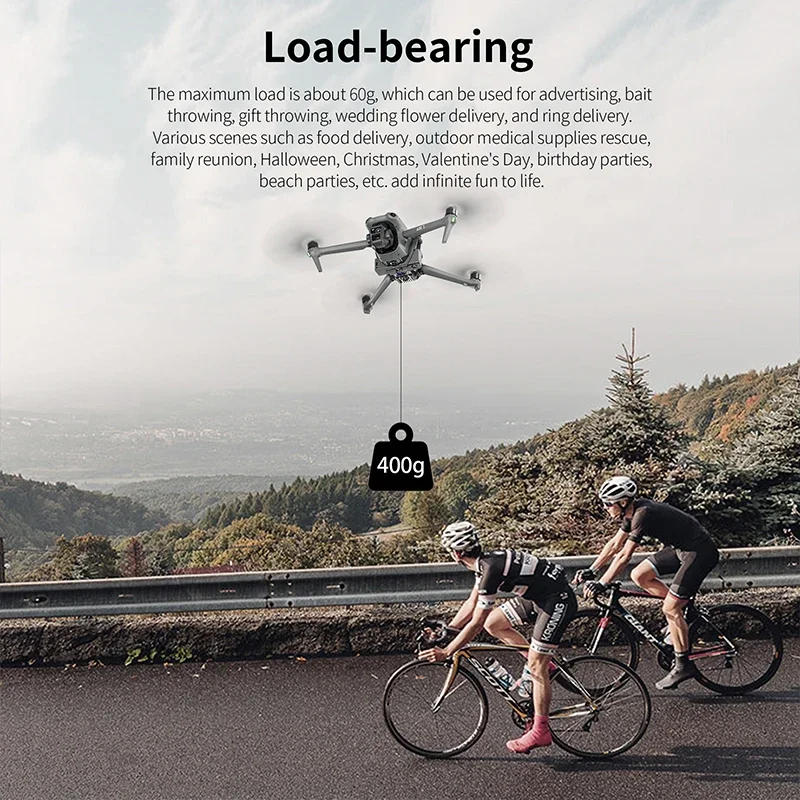 Description Picture 3 of itemAirdrop System Kit Bracket RC 2/RC-N2 Control Air Delivery for DJI Air 3 Drone Accessories