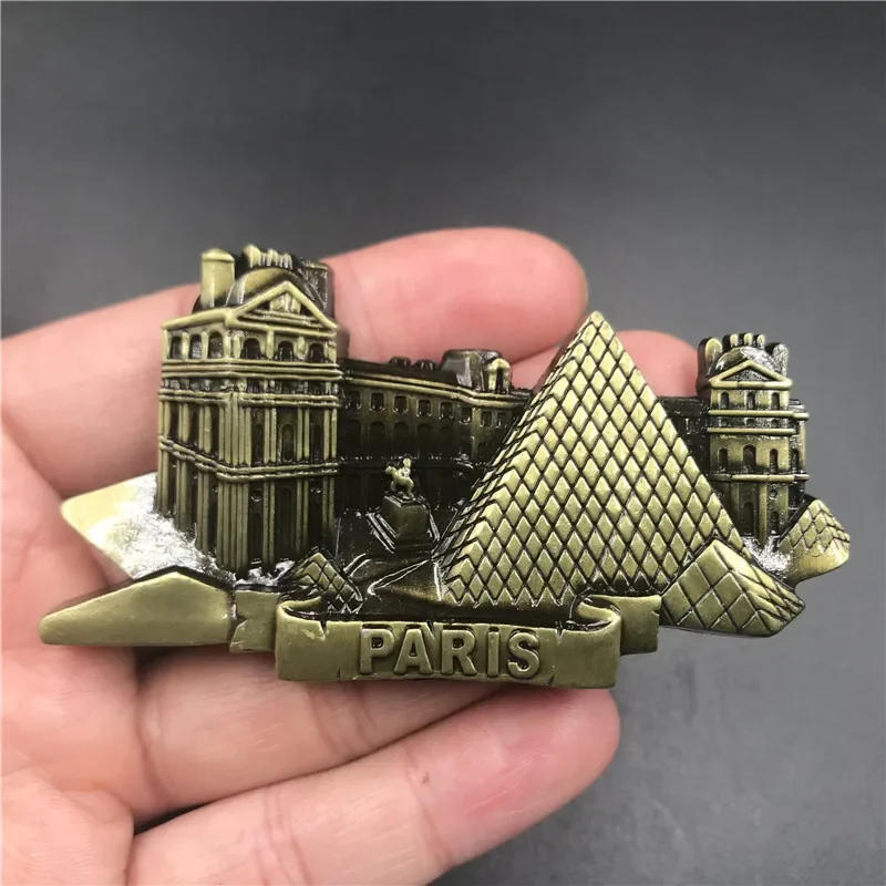 Description Picture 4 of itemUnited Kingdom Italy Rome Notre Dame De Paris France United States Qatar Metal Magnetic Fridge Magnet Pizza Leaning Tower магнит