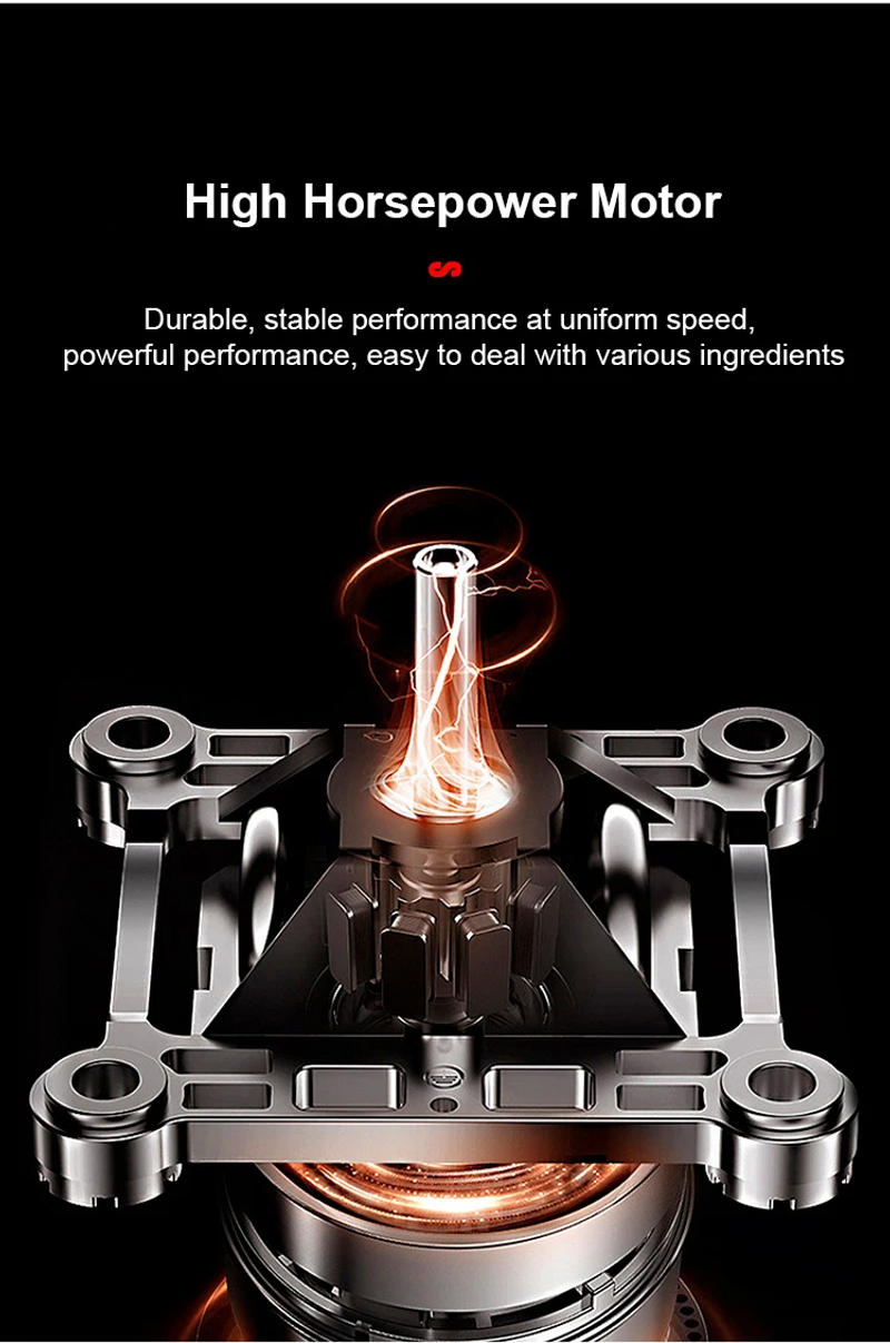 Description Picture 6 of item2000W Heavy Duty Commercial Grade Blender Mixer Juicer Fruit Food Processor Ice Smoothies Blender Juice Crusher EU/UK Plug