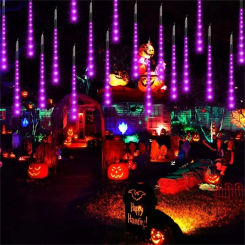 32/24/16/8 Tubes LED Meteor Shower Lights Falling Raindrop Fairy String Light for Christmas Holiday Party Patio Decor New Year