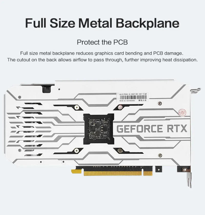 Description Picture 6 of itemMLLSE RTX 3060 12GB Graphics Card GDDR6 192Bit PCI Express 4.0 ×16 8Pin NVIDIA GPU Rtx 3060 Gaming Video Card Placa De Video