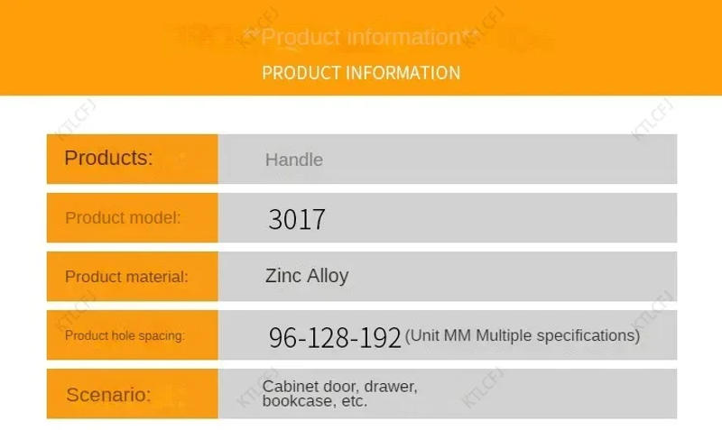 Description Picture 4 of itemEuropean Style Cabinet Wardrobe Door Handle European Style Zinc Alloy Handle Modern and Simple Rural Drawer Cabinet Handle