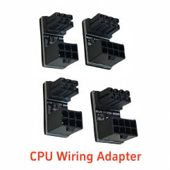 1PC Motherboard CPU 8PIN Power Steering Connector Pin Power Interfaces Steering Head CPU 8PIN 180 Degree Adapter Power