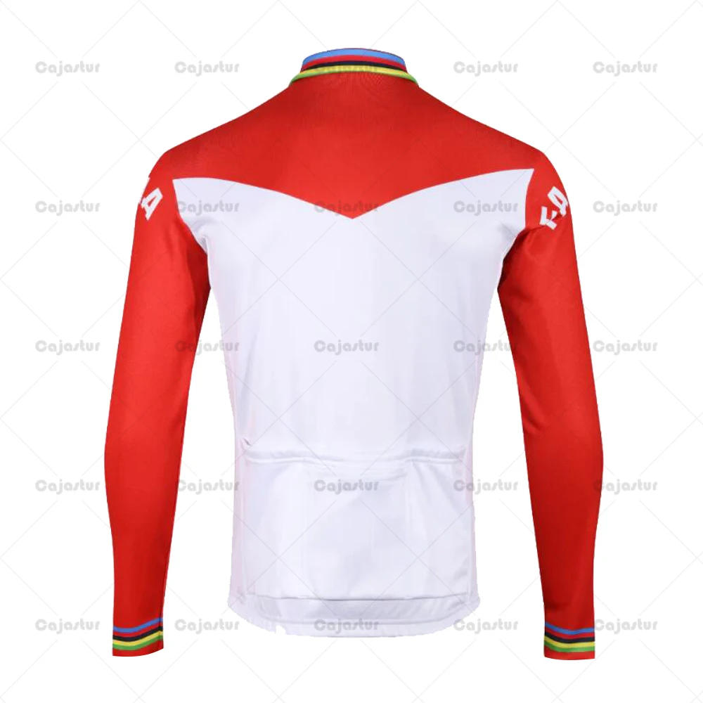 Description Picture 5 of itemRetro Men Cycling Jersey Long Sleeve Winter Fleece & Thin Mercier Bicycle Clother Retro Bike Clothing Maillot Ciclismo