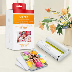 KP108 Photo Paper Set 6 inch Ink Cartridge Compatible Canon Selphy CP1300 CP1500 CP1200 CP1000 Printer Canon Selphy Paper Ink