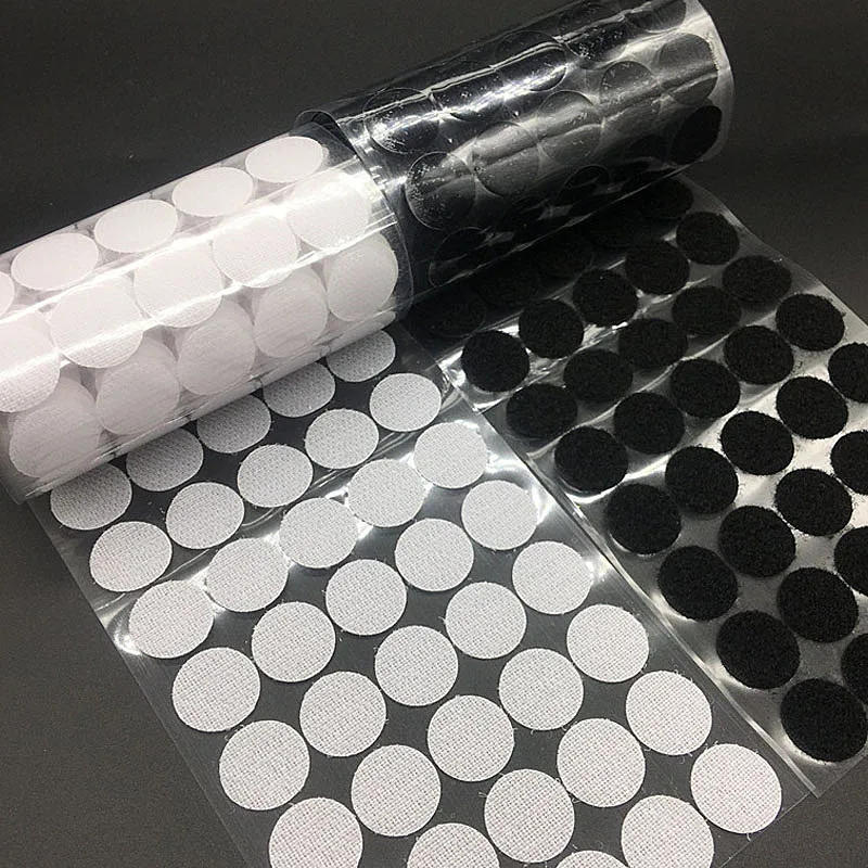 Description Picture 6 of itemColorful Self Adhesive Fastener Tape Sticky Dots Adesivo Redondo Strong Glue Transparent Hook and Loop Tape DIY Craft Sewing