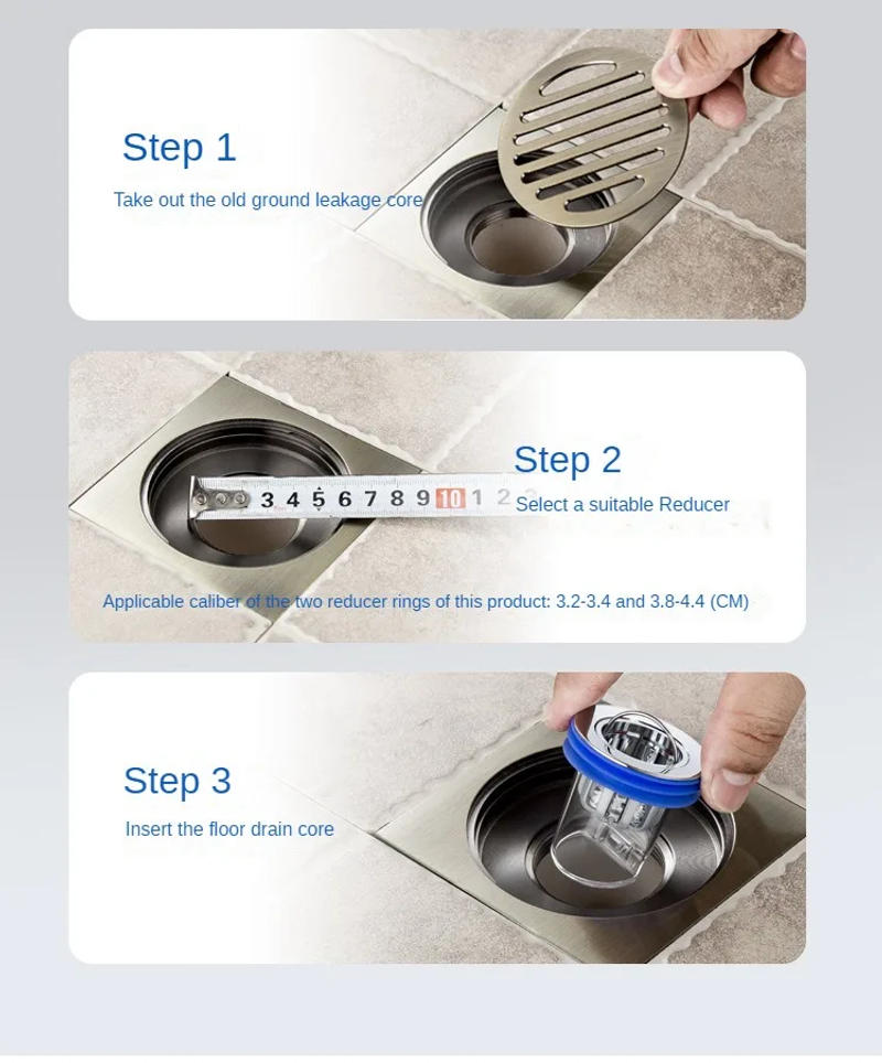 Description Picture 3 of item19 types Drain Stopper Kitchen Rubber Sink Plug Bathroom Floor Drain Plug Stopper Laundry Leakage-proof Plug Bathroom Supplies