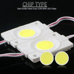 LED Module 12V COB Light Advertisement Design Sign Backlight Shop Banner Waterproof IP65 COB White Red Green Blue Yellow 10pcs