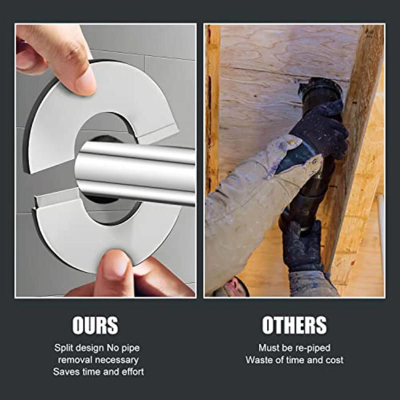 Description Picture 6 of itemStainless Steel Decorative Cover Faucet Pipe Gas Water Heater Cover Shower Cover For Gas Wall Boiler Extractors Exhaust Holes