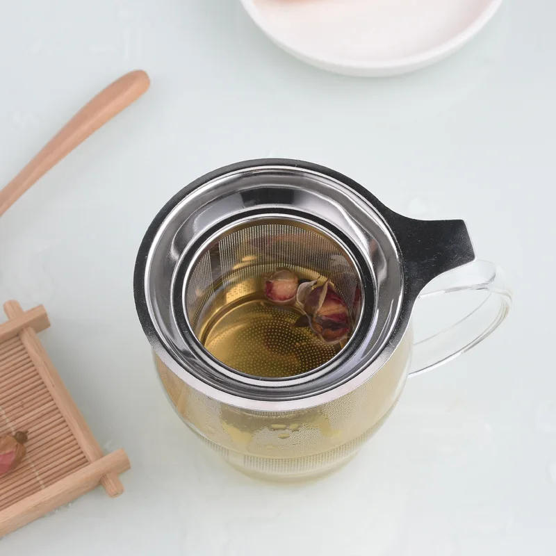 Description Picture 4 of item304 Stainless Steel Tea Strainer, Reusable Tea Infuser, Mesh Cup, Herbal Locking, Spice Filter, Convenient, Easy to Use