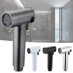 1pcs 12.5cm Water Gun Nozzle Home Bathroom Accessories Handheld Toilet Bidet Sprayer Multi-functional High Pressure Shower Head