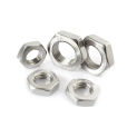 2.0 pitch fine teeth thin nut 304 stainless steel young buckle hexagonal flat screw cap M18 M20 M22 M24 M27 M30