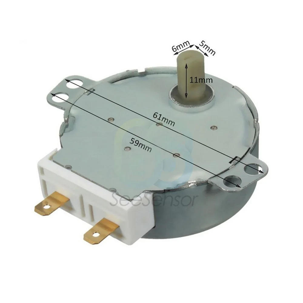 Description Picture 5 of item4pcs/ Microwave Oven Tray Motor 220-240V 4W 50Hz CW/CCW Microwave Turntable Synchronous Motor for Air Blower TYJ50-8A7 49TYZ-A2