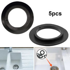 5Pcs Gasket Basin Plug Sealing Gasket Sink Waste Basin Click Plug Rubber Seal Drain Cover Panel Gasket Ring Accesories