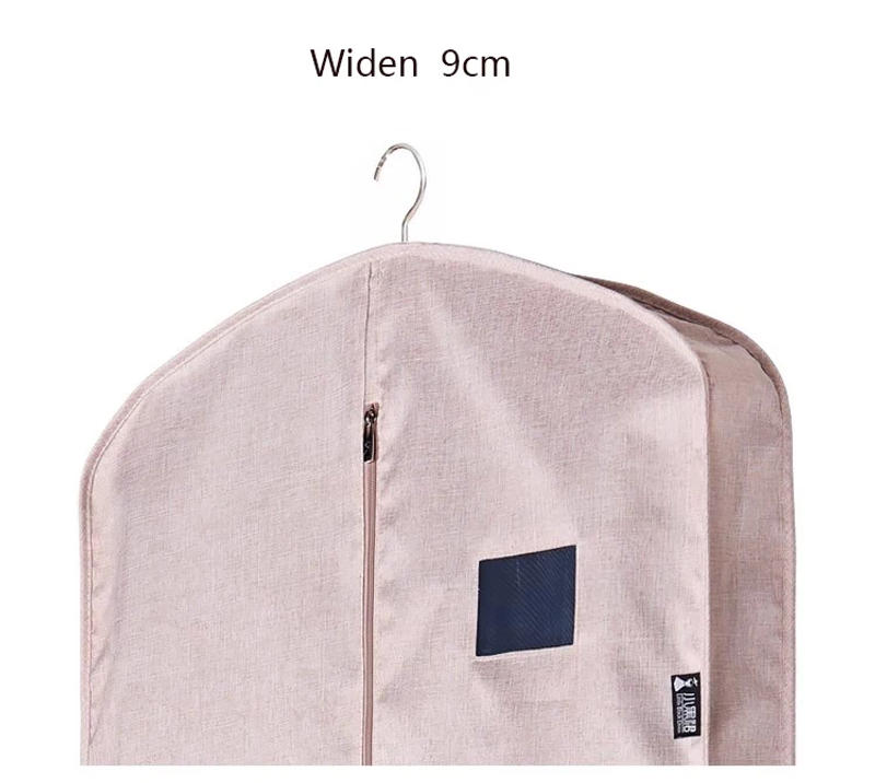 Description Picture 4 of itemClothes Dust Cover Hanging Organizer Wardrobe Garment Dress Coat Bags With Zipper Suit Case Dustproof Clothing Cover Oxford