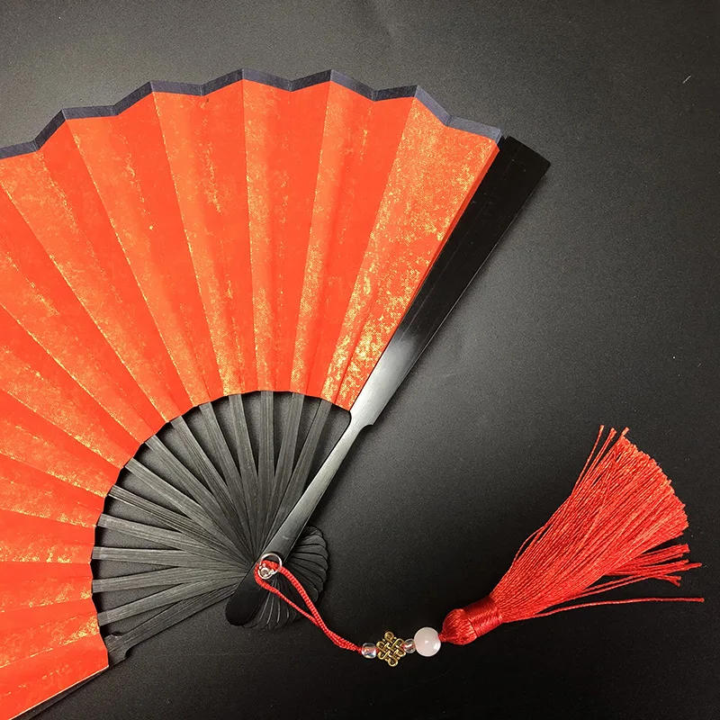 Description Picture 3 of itemChinese color Blank Paper Fold Fan Red Folding Hand Held Fan Pink Mini Japanese Foldable Fan for Kids DIY Wedding Decoration