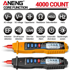 ANENG A3002/A3003/A3004/A3005/A3009 4000/6000 Count Pen Type Meter Multimeters Sensor Pocket Black Pen Style Test True RMS Tools