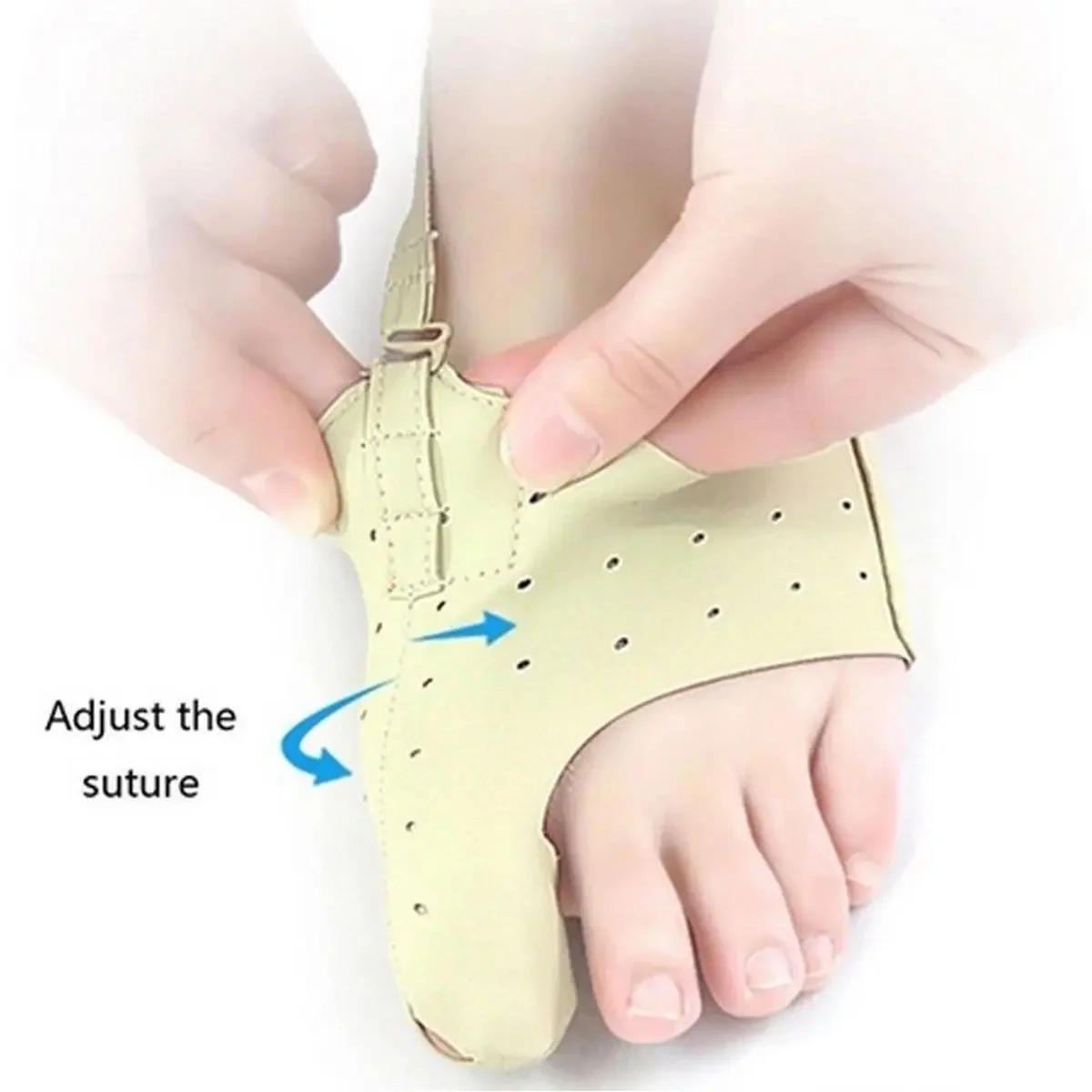 Description Picture 5 of itemعلاج الاسترخاء Foot Care Tool Elastic Bunion Corrector 1 Piece  Big Foot Bones Toe Separator Hallux Valgus Orthopedic Supplies