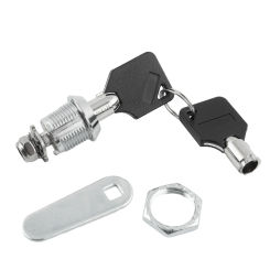 Closing Lever Mailbox Lock High Quality Metal Alloy Cylinder Cabinet Locker Door Cupboard Box Locker Bright Nickel