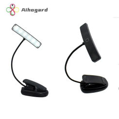 Eye-Friendly Music Score Flexible Sheet Desk Adjustable Lamp Tablet Portable Stand Clip-on Reading Rechargeable Book Light