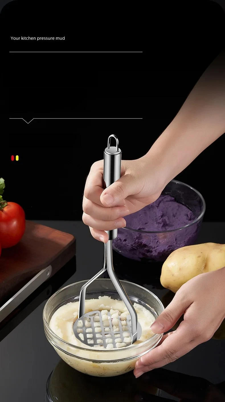 Description Picture 5 of itemStainless Steel Vegetable Masher Tool for Potatoes Pumpkin Fruit Manual Food Press Ricer Kitchen Utensil Gadgets Accessories