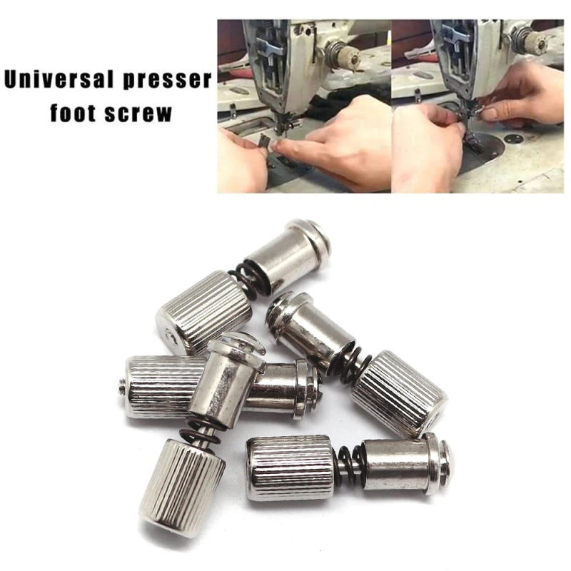 Description Picture 2 of itemUniversal Presser Foot Quick Easy Change Screw Auxiliary Upper Feet Device For Industrial Sewing Machine Accessories Tools