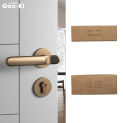 Silent Door Lock Bedroom Door Handle with Lock Interior Security Door Handle Lock Cylinder Anti-theft Mute Door Handle Lock Set