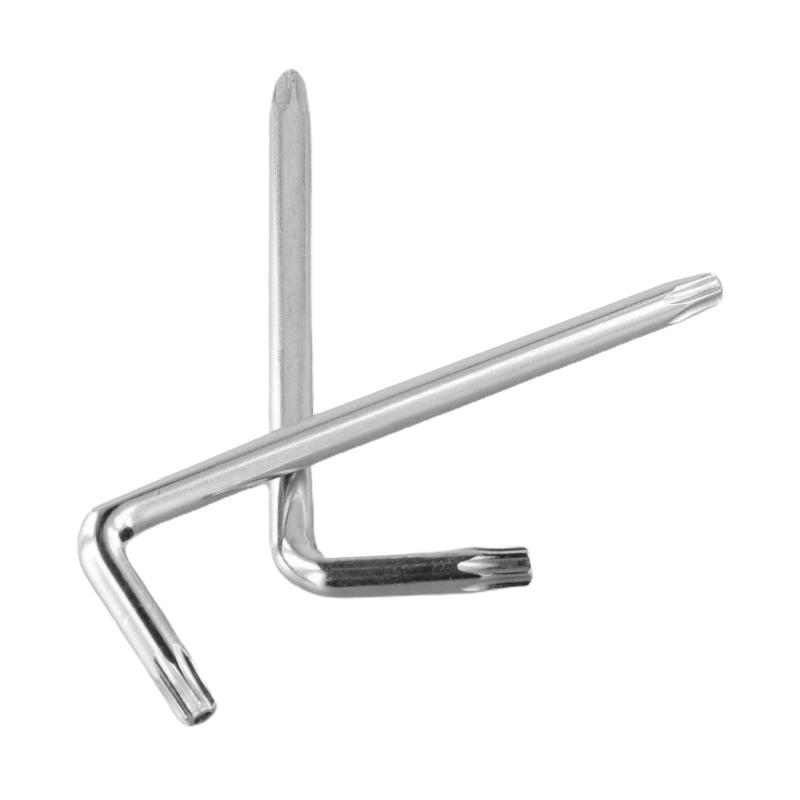 Description Picture 6 of item2pcs/Set Hex Wrench T10/T15/T20/T25/T30 Double-End 2-Way Torx Screwdriver Spanner Wrench Car Machine Repair Wrench Tools