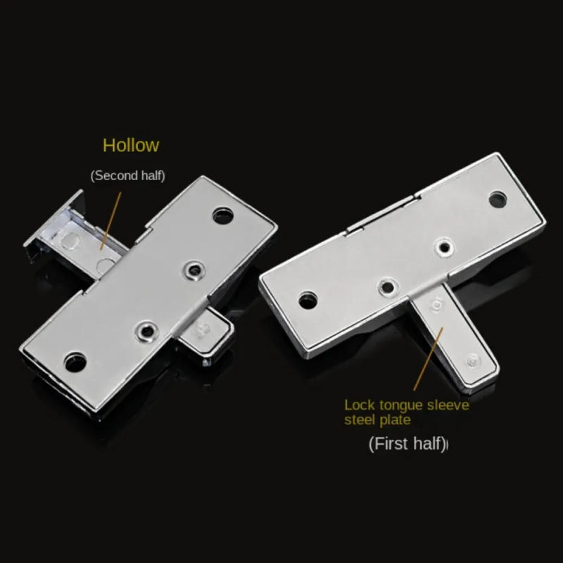 Description Picture 4 of itemNew Zinc Alloy Sliding Door Latch Anti-theft Hardware Spring Latch Durable Door Hasps Lock Cabinet