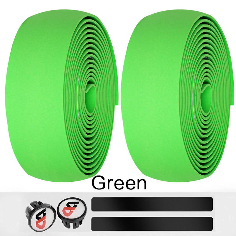 Description Picture 6 of itemHigh Quality Cycling Handlebar Tape Rubber Grips for Road Bike 2 Bar Plugs Sports Bicycle Accessories