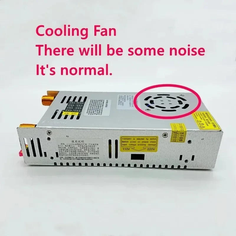 Description Picture 6 of itemAC DC Transformers 220V To 5V 12V 24V Switching Power Supply Adjustable 36V 48V 60V 80V 120V 160V 220V 480W Digital Display