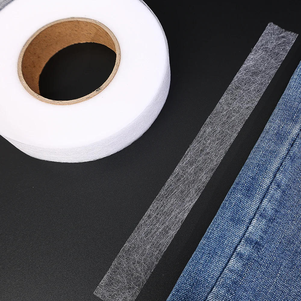 Description Picture 6 of item60M Pants Hem Tape Self-Adhesive Edge Shorten Paste Tape DIY Tools for Jean Clothes Length Shorten Household Sewing Accessories