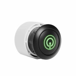 1pc Furniture Knobs Diameter 35mm Round Drawer Knobs Silver Cabinet Knobs Bounce Round Spring Push Handle Cabinet Knobs